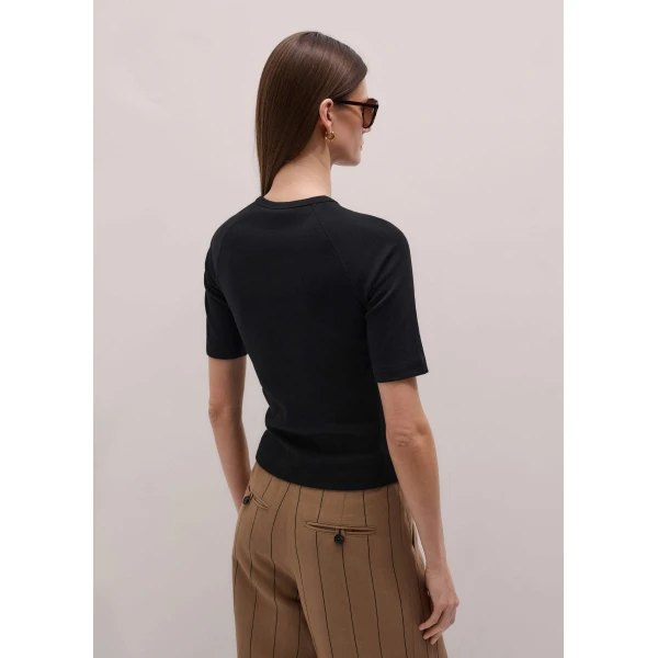 ME+EM Short Sleeve Henley Top