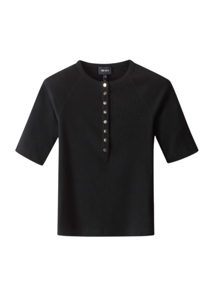 ME+EM Short Sleeve Henley Top