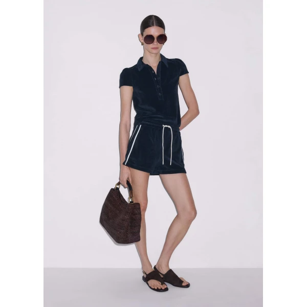 Toweling Jersey - Tops - Intelligent British Fashion at Luxury Shoes 