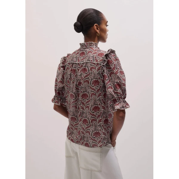 Cotton + Silk - Tops - Intelligent British Fashion at Luxury Shoes 