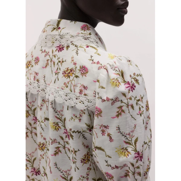 Cotton + Silk - Tops - Intelligent British Fashion at Luxury Shoes 