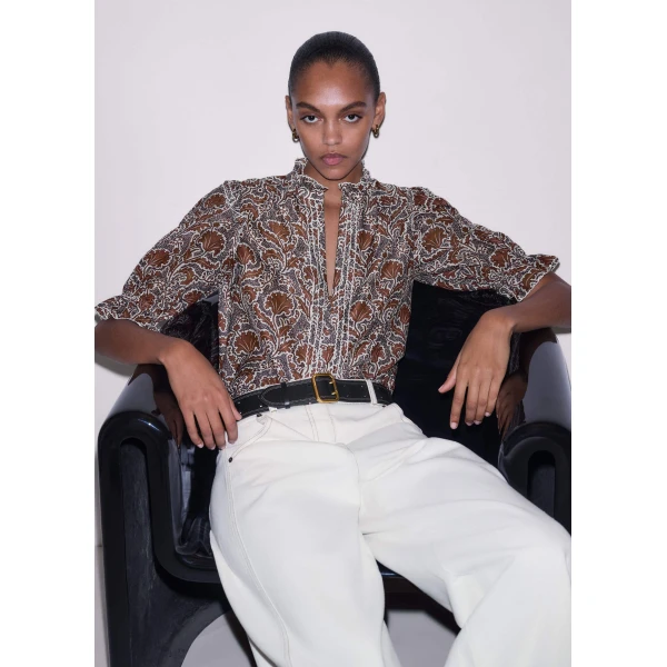 Cotton + Silk - Tops - Intelligent British Fashion at Luxury Shoes 