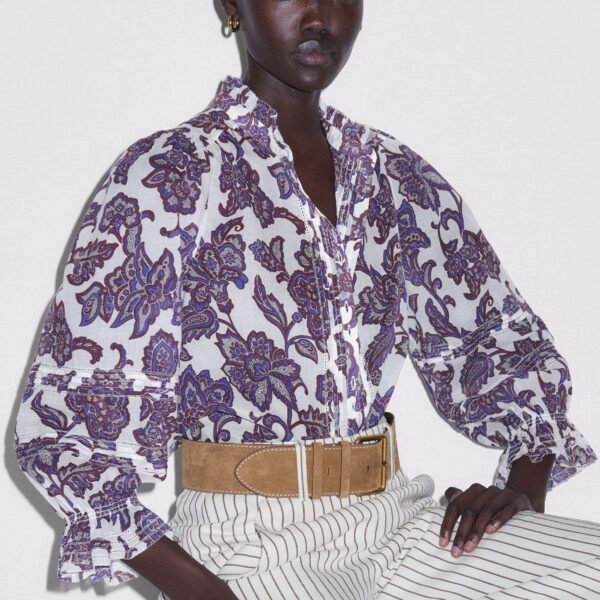 Me and Em Straight Blouse
Cotton Voile Top, view 6