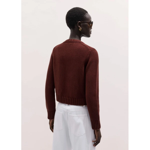 ME+EM Straight Crop Cardigan
