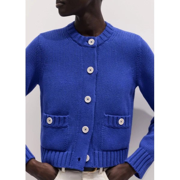 ME+EM Straight Crop Cardigan