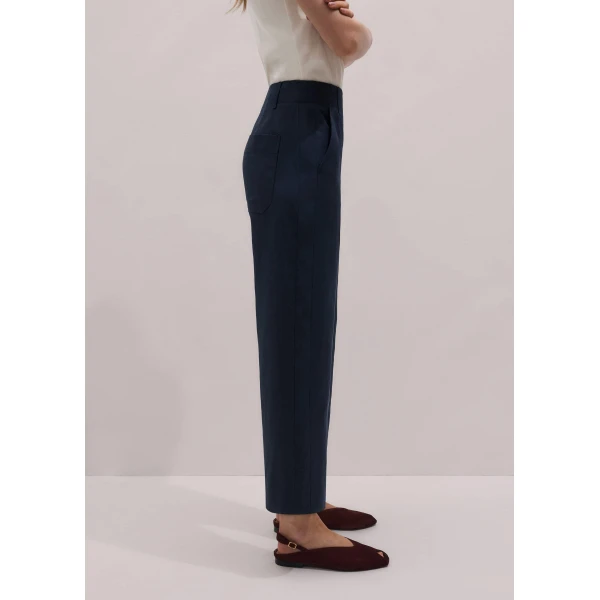 Italian Linen Blend - Pants - Intelligent British Fashion at Luxury Shoes 