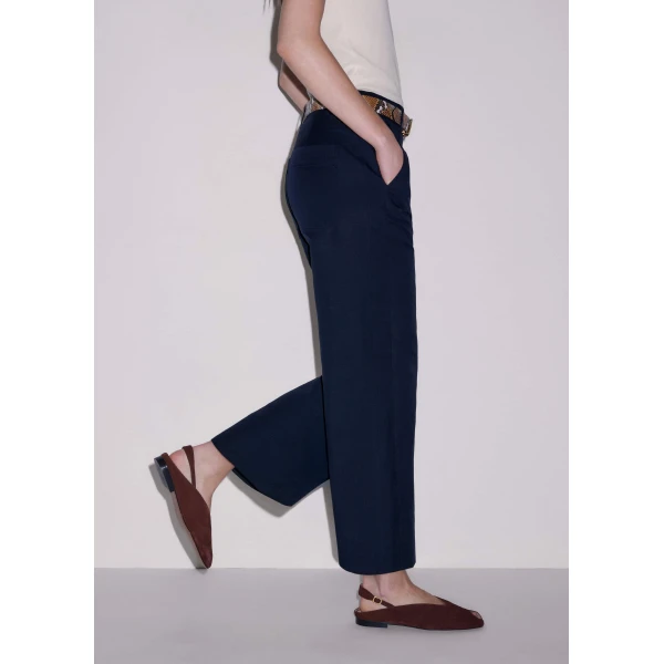 ME+EM Straight Crop Pant