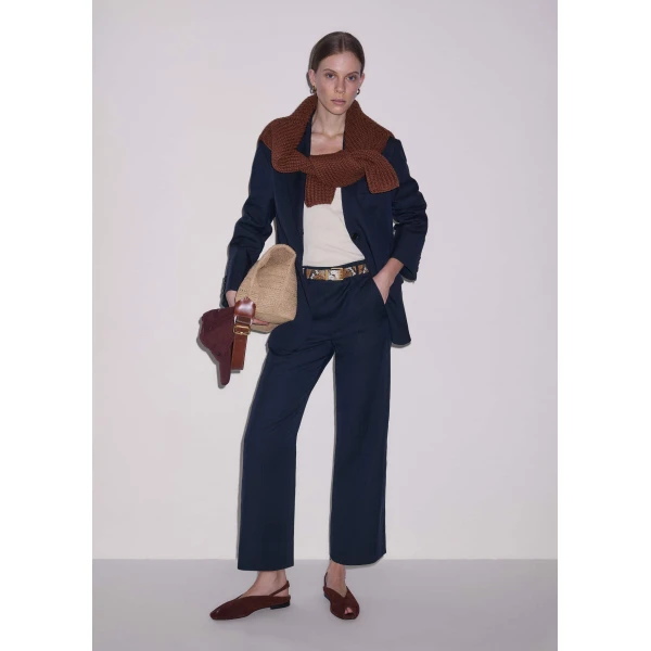Italian Linen Blend - Pants - Intelligent British Fashion at Luxury Shoes 