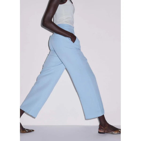 Italian Linen Blend - Pants - Intelligent British Fashion at Luxury Shoes 