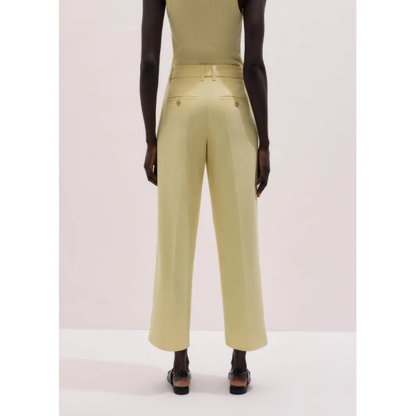 Straight Crop Pant - Pants - Intelligent British Fashion at Luxury Shoes 
