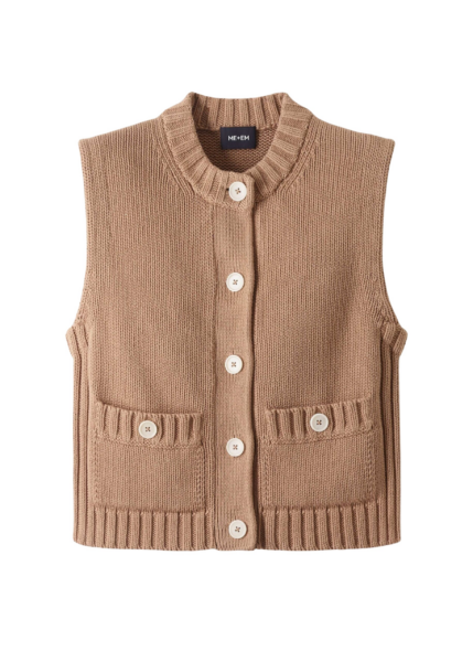 ME+EM Straight Crop Vest