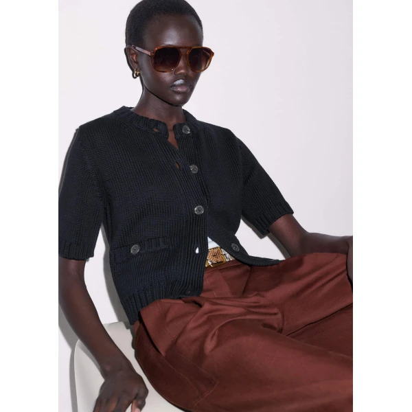 Chunky Cotton Knit - Knitwear - Intelligent British Fashion at Luxury Shoes 