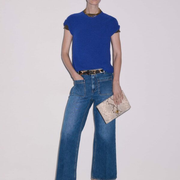 Me and Em Straight Knit Tee
Textured Cotton, view 4