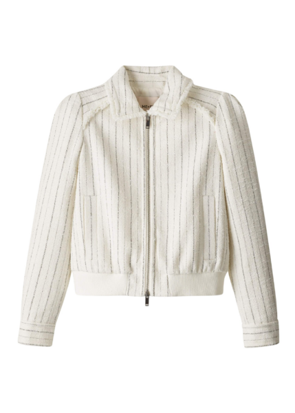 ME+EM Stripe Bomber Jacket