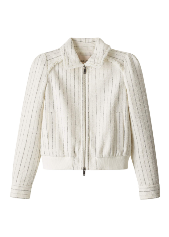 ME+EM Stripe Bomber Jacket