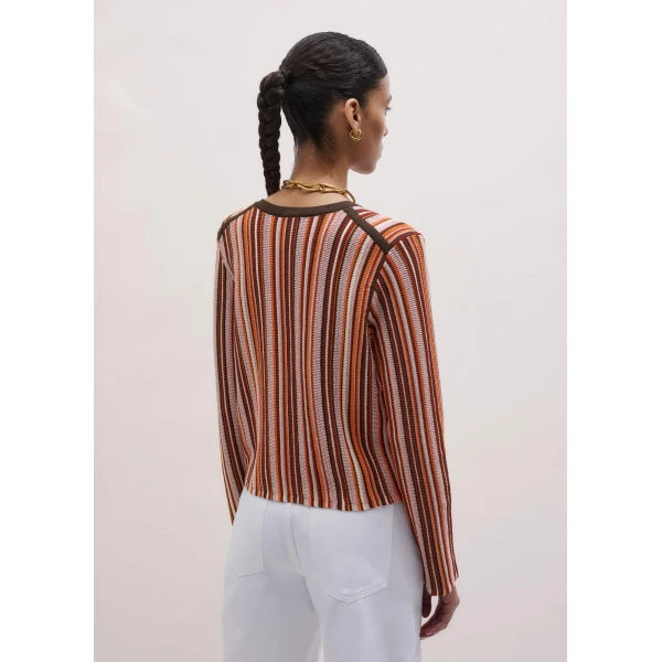 ME+EM Stripe Cardigan