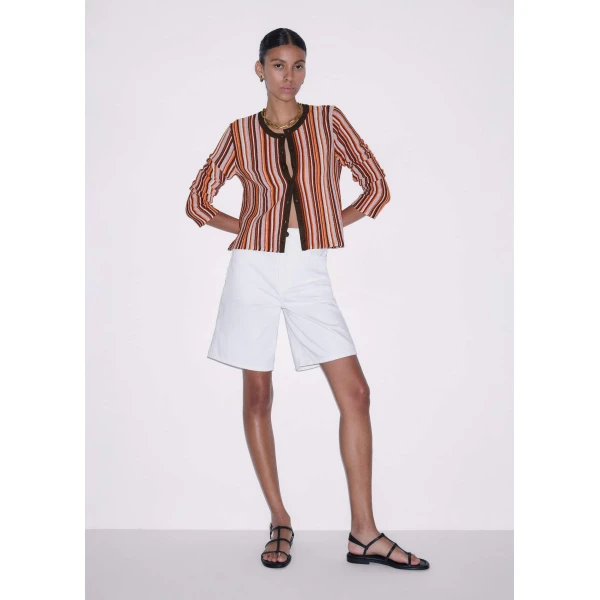 Metallic Stripe Knit - Knitwear - Intelligent British Fashion at Luxury Shoes 