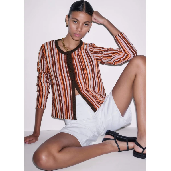 Metallic Stripe Knit - Knitwear - Intelligent British Fashion at Luxury Shoes 
