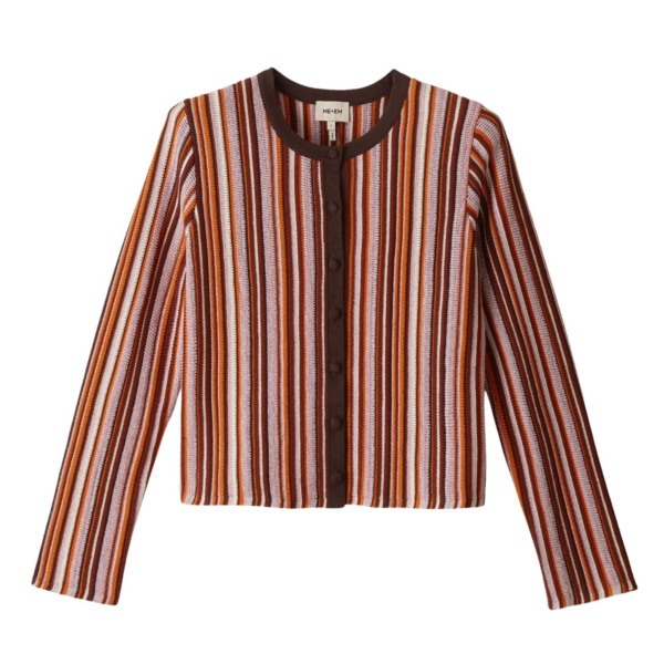 Me and Em Stripe Cardigan
Metallic Stripe Knit