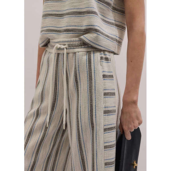 Textured Jersey - Pants - Intelligent British Fashion at Luxury Shoes 