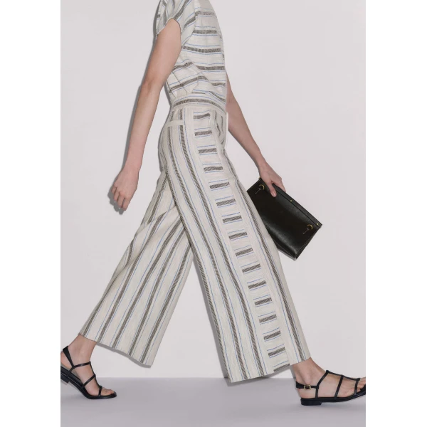 Textured Jersey - Pants - Intelligent British Fashion at Luxury Shoes 