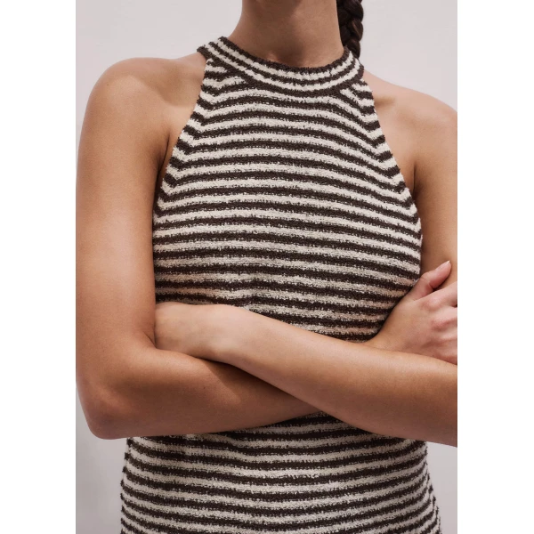ME+EM Stripe Halterneck Tank