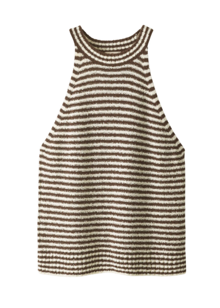 ME+EM Stripe Halterneck Tank