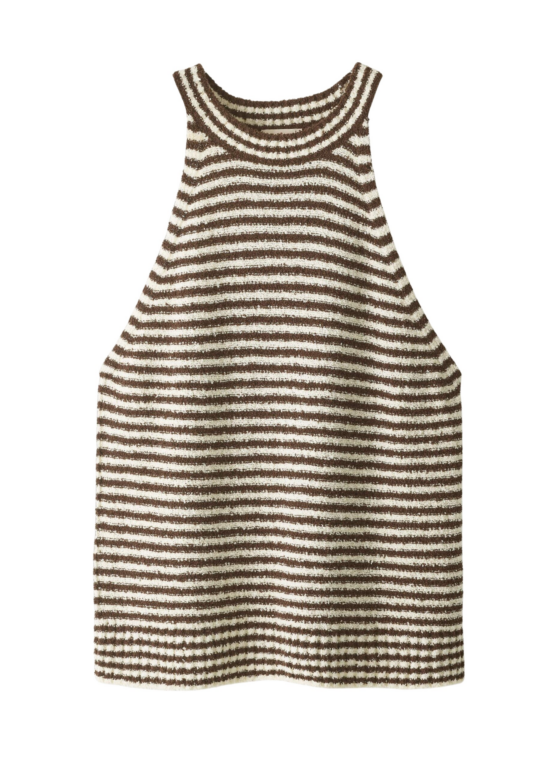 ME+EM Stripe Halterneck Tank