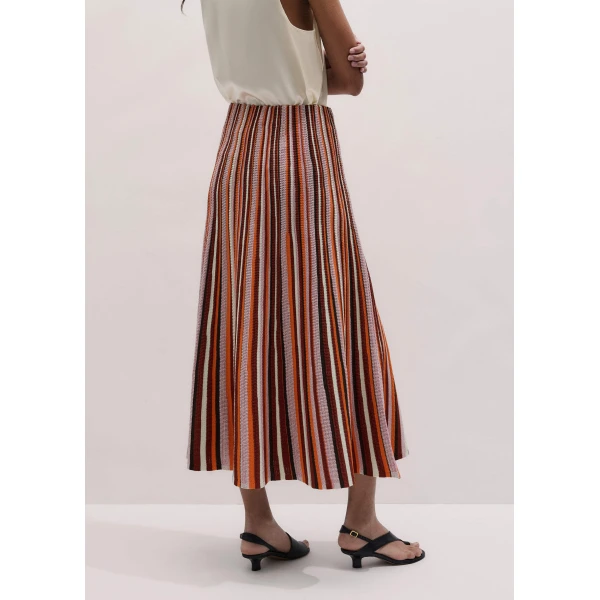 ME+EM Stripe Knit Maxi Skirt