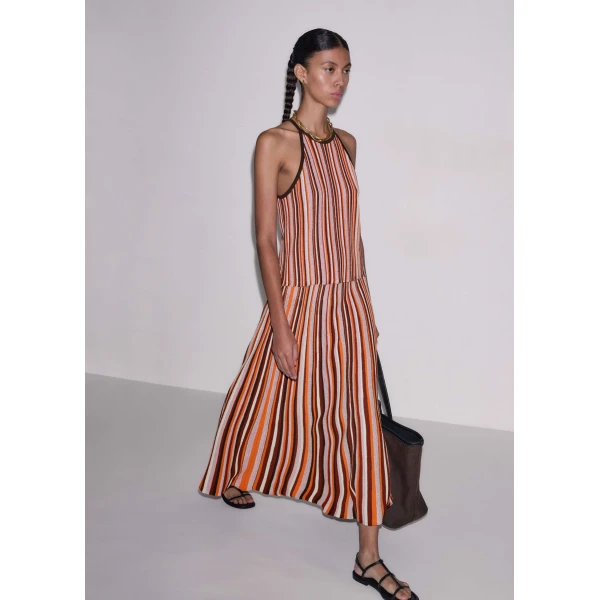 ME+EM Stripe Knit Maxi Skirt