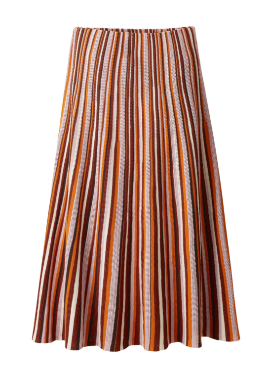 ME+EM Stripe Knit Maxi Skirt