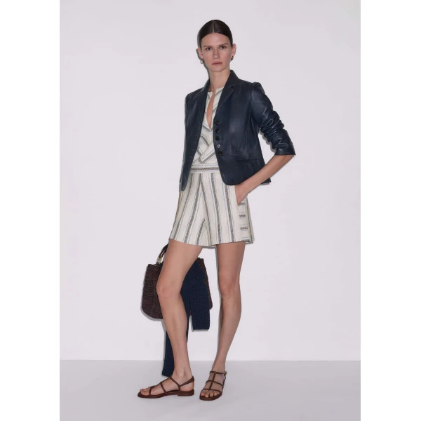 Textured Jersey - Tops - Intelligent British Fashion at Luxury Shoes 
