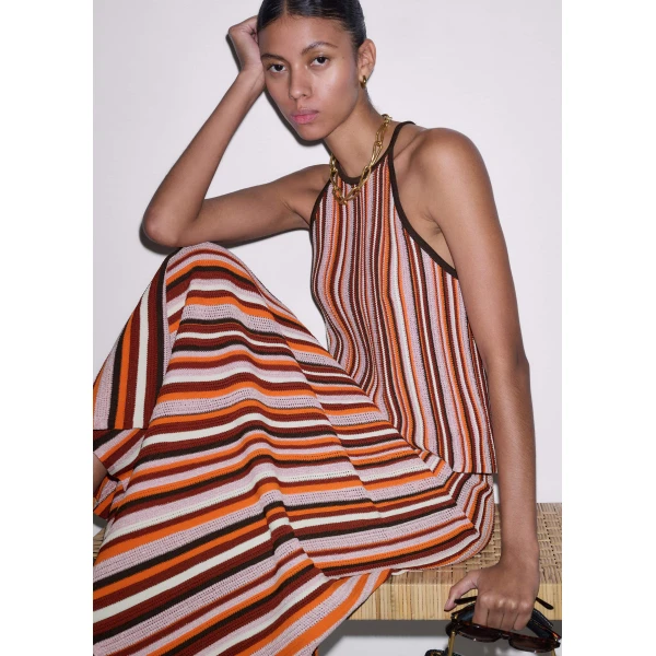 Metallic Stripe Knit - Knitwear - Intelligent British Fashion at Luxury Shoes 