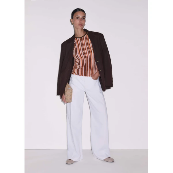 Metallic Stripe Knit - Knitwear - Intelligent British Fashion at Luxury Shoes 