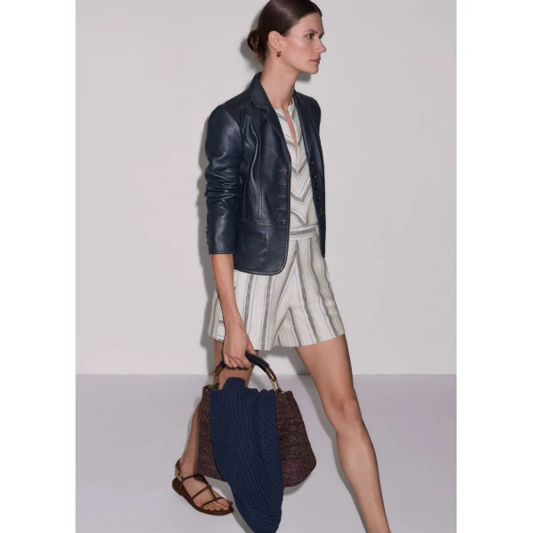 Textured Jersey - Tops - Intelligent British Fashion at Luxury Shoes 