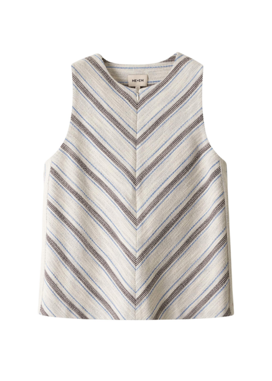 ME+EM Stripe Swing Top