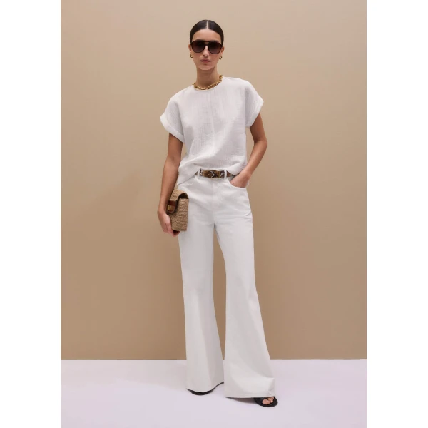 Cotton Cheesecloth - Tops - Intelligent British Fashion at Luxury Shoes 