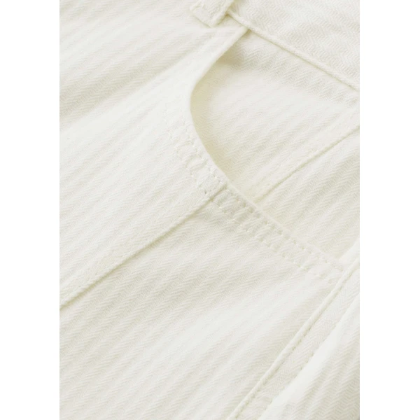 Tonal Stripe Cotton - Pants - Intelligent British Fashion at Luxury Shoes 
