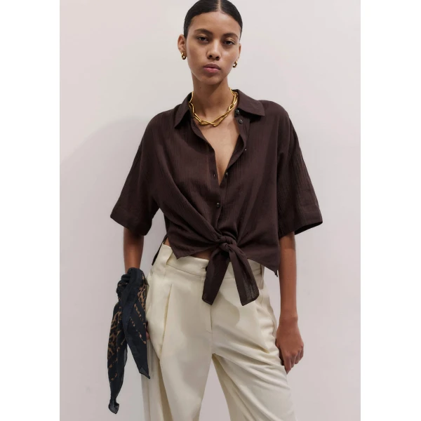 Cotton Voile - Tops - Intelligent British Fashion at Luxury Shoes 