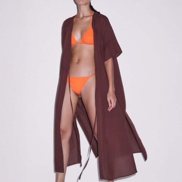Me and Em Tie Front Maxi Cover Up
Cotton Voile Top, view 6