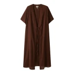 ME+EM Tie Front Maxi Cover Up