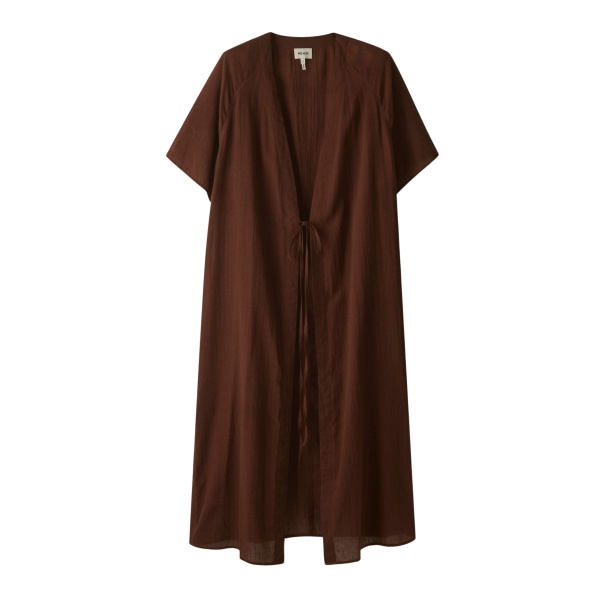 ME+EM Tie Front Maxi Cover Up