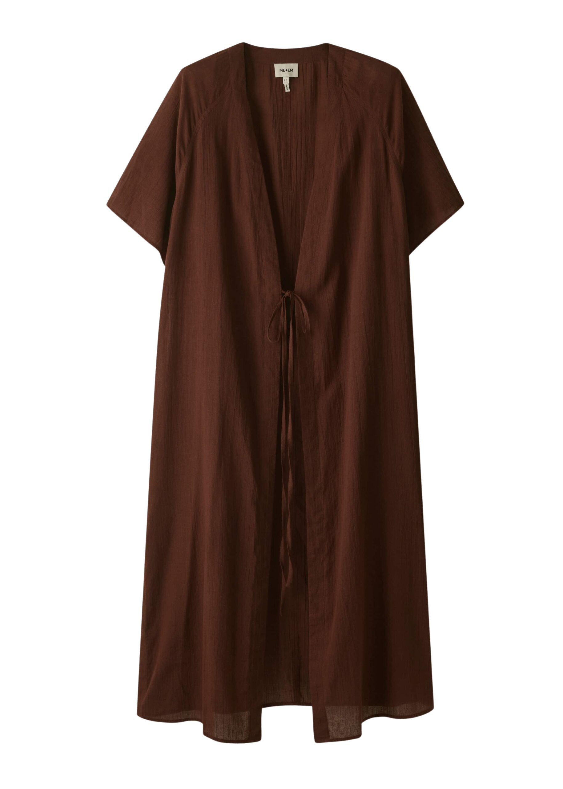 ME+EM Tie Front Maxi Cover Up