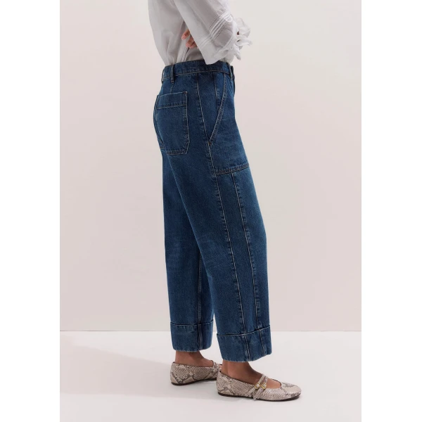 Midweight Denim - Pants - Intelligent British Fashion at Luxury Shoes 