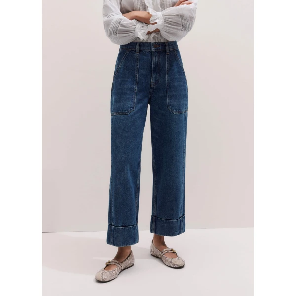 Midweight Denim - Pants - Intelligent British Fashion at Luxury Shoes 