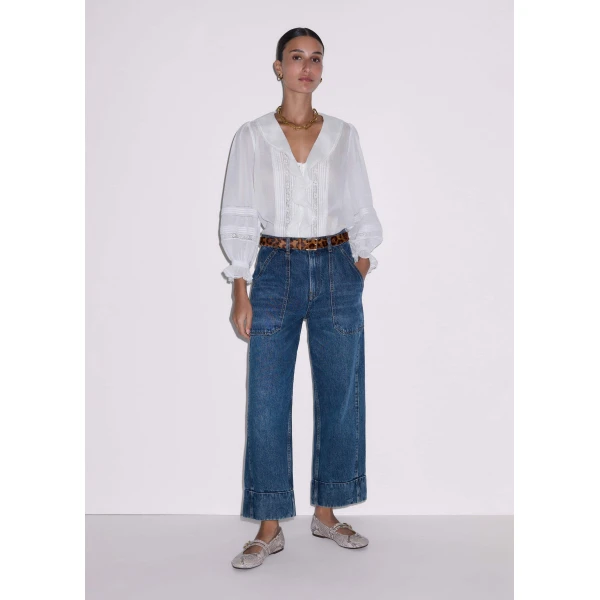 Midweight Denim - Pants - Intelligent British Fashion at Luxury Shoes 