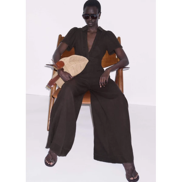 Cotton Cheesecloth - Jumpsuit - Intelligent British Fashion at Luxury Shoes 