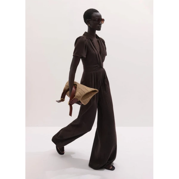 Cotton Cheesecloth - Jumpsuit - Intelligent British Fashion at Luxury Shoes 