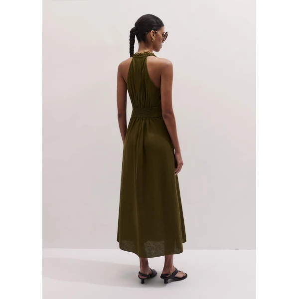 ME+EM Twist Front Maxi Dress