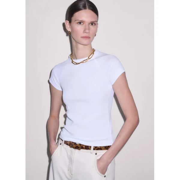 Cotton Rib - Tops - Intelligent British Fashion at Luxury Shoes 